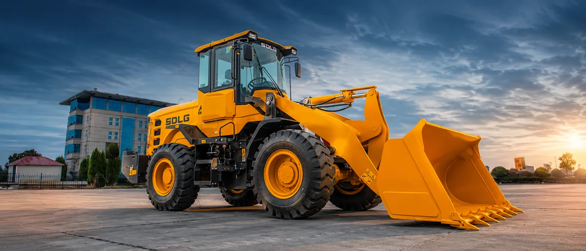 Front loader from PPD’s heavy machinery fleet