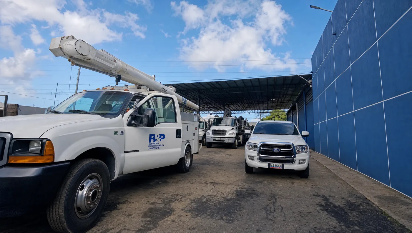Flota de unidades para proyectos eléctricos